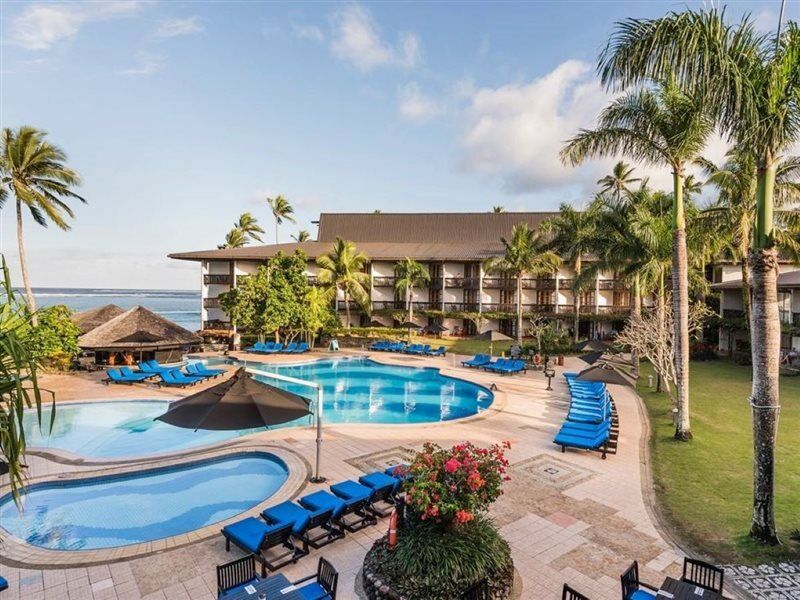 The Warwick Fiji Hotel Korolevu  Kültér fotó The pool at the Fiji Marriott